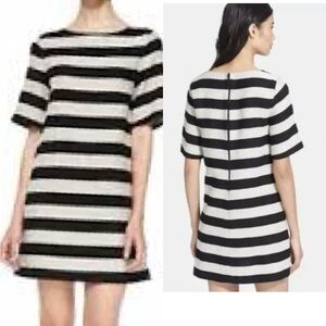ALICE + OLIVIA Mandy Striped Tweed Mini Dress Women’s Size 8